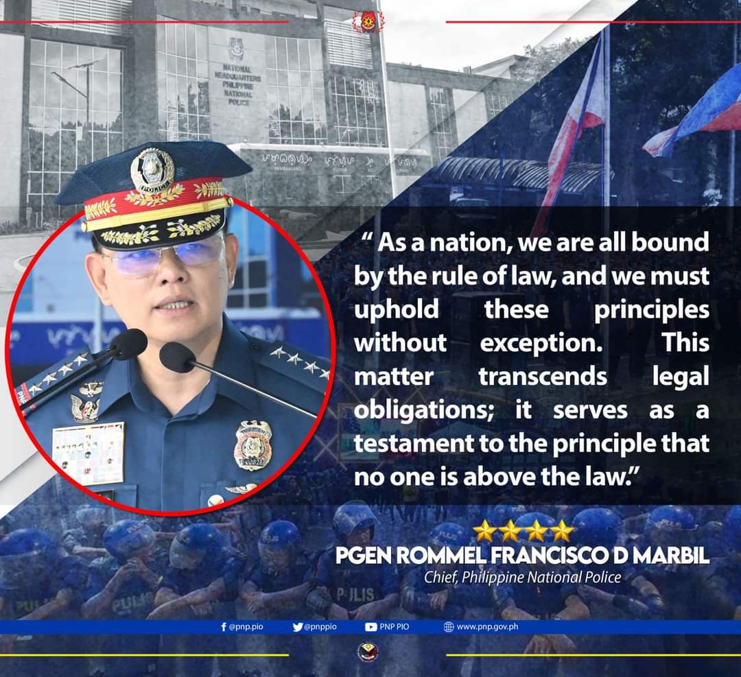 PNP Chief Urges Quiboloy Supporters to Respect Rule of Law